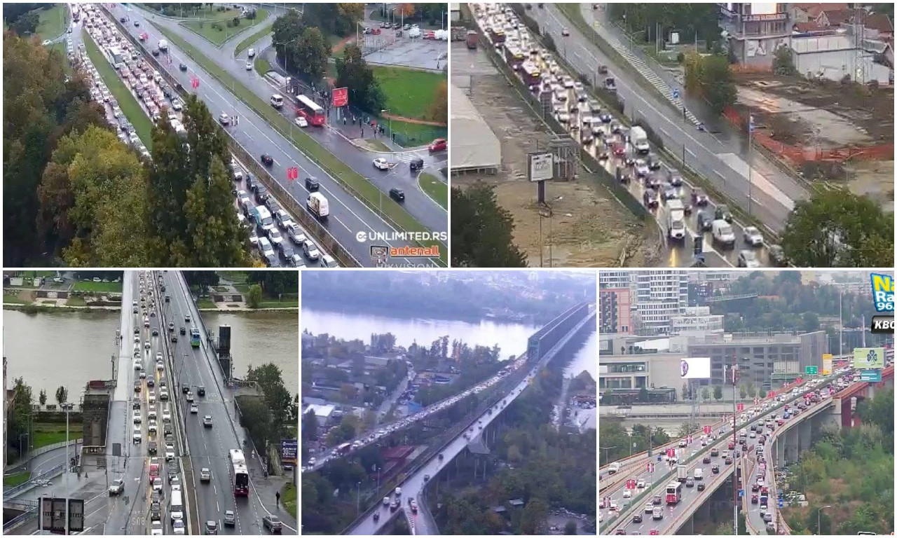 Nezapamćena gužva na auto i moto-putu